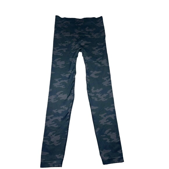 Spanx Shapewear Legging Women Large Gray Camo Look At Me Now Seamless Athleisure - Picture 2 of 5